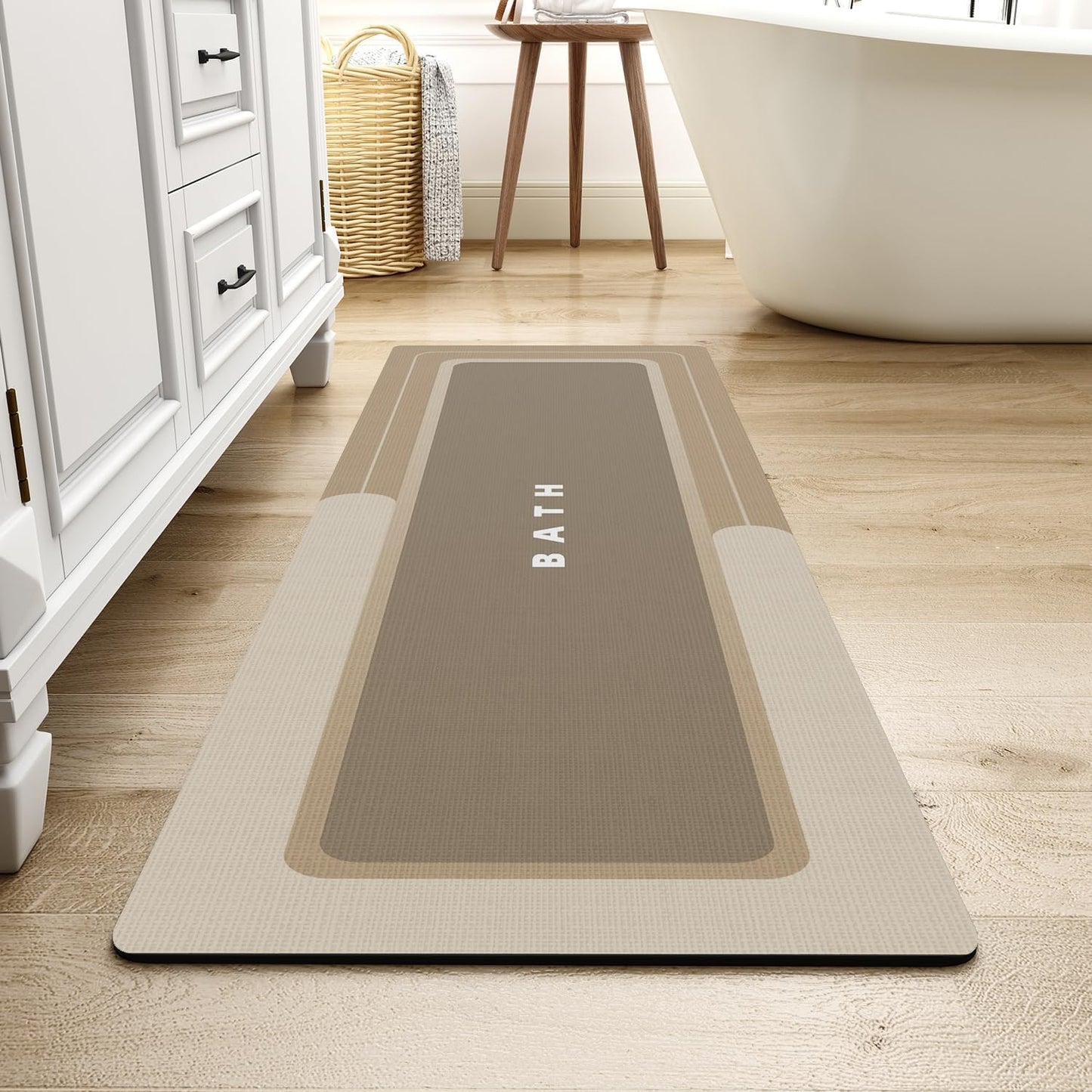 MontVoo Long Non Slip Super Absorbent Bathroom Runner Mat