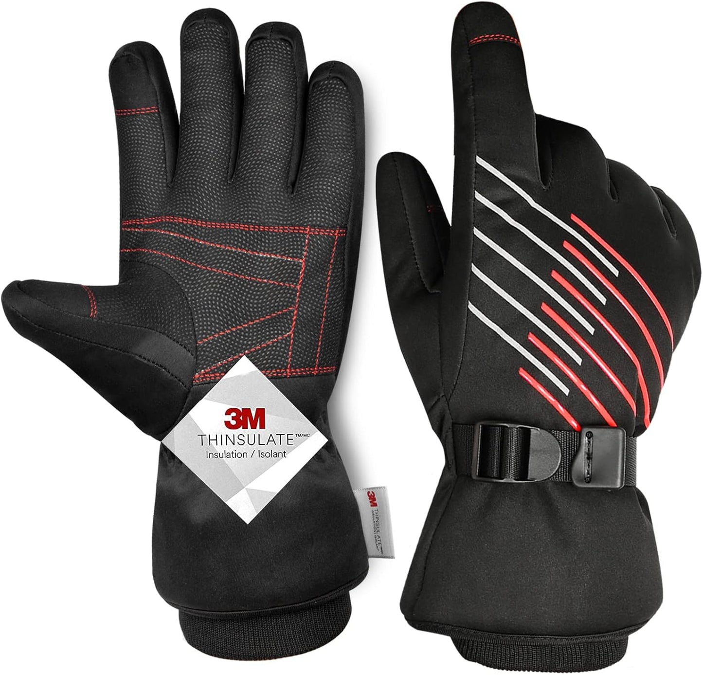 MOREOK Waterproof -10F Winter Gloves: Touch Screen & Thermal