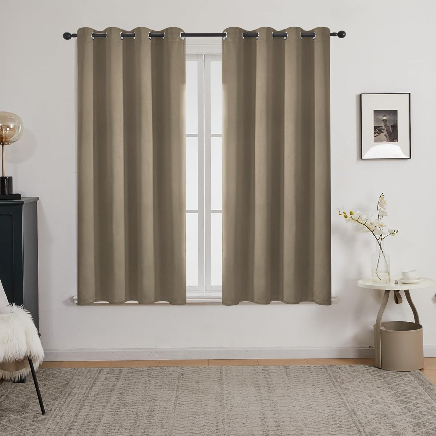 Deconovo Blackout Curtains for Noise Reduction and Energy Savings