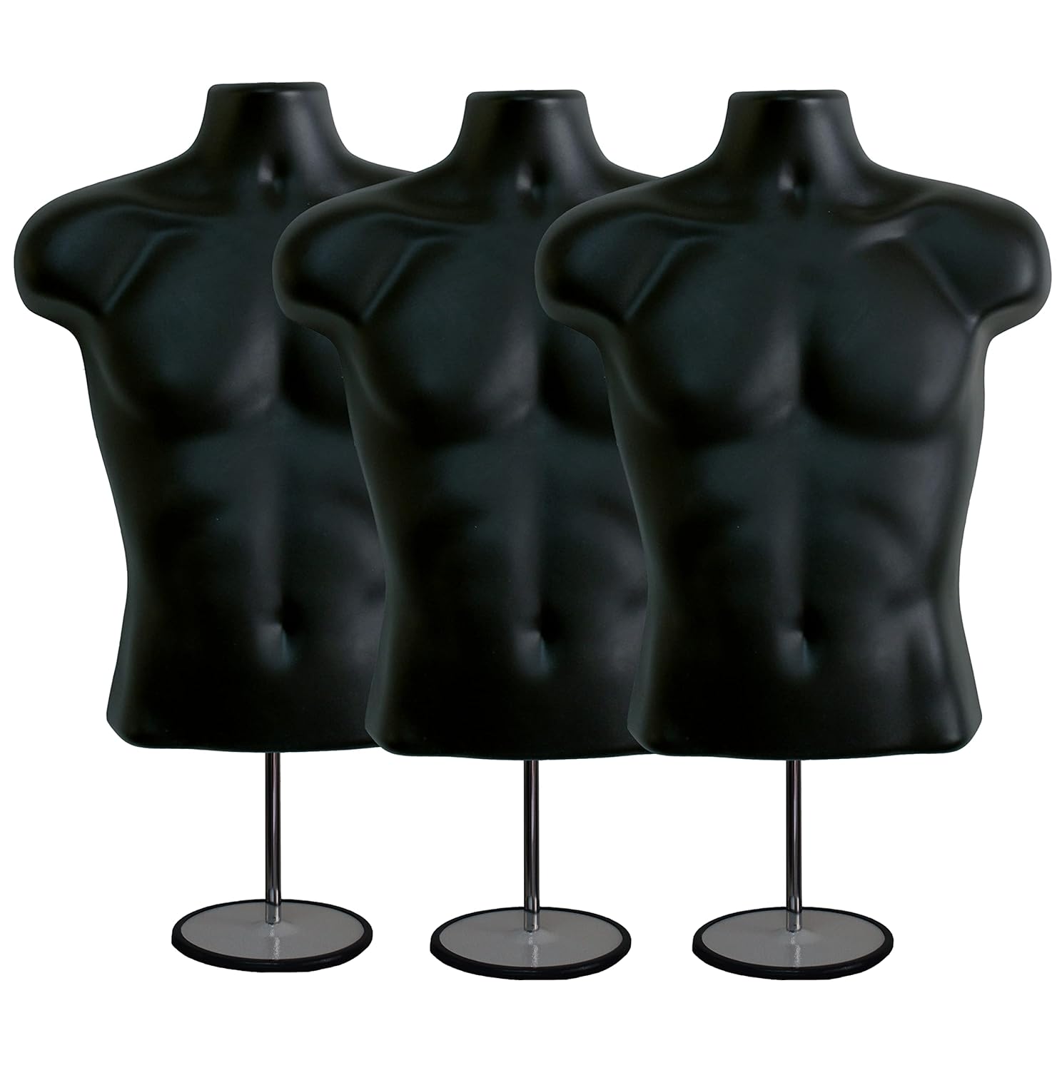 DisplayTown Male Mannequin Torso for Clothing Display and Design
