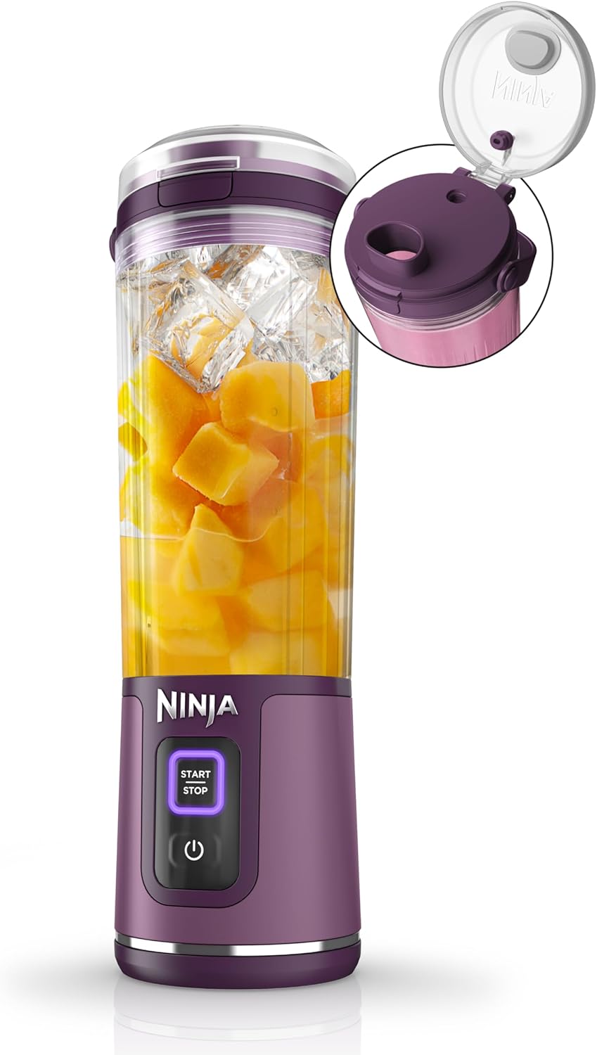 Ninja BC151PR Blast Portable Blender for Smoothies & Shakes