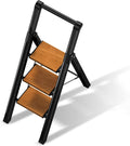 3 Step Ladder with Aluminum Wide Pedal for Home and Office Use