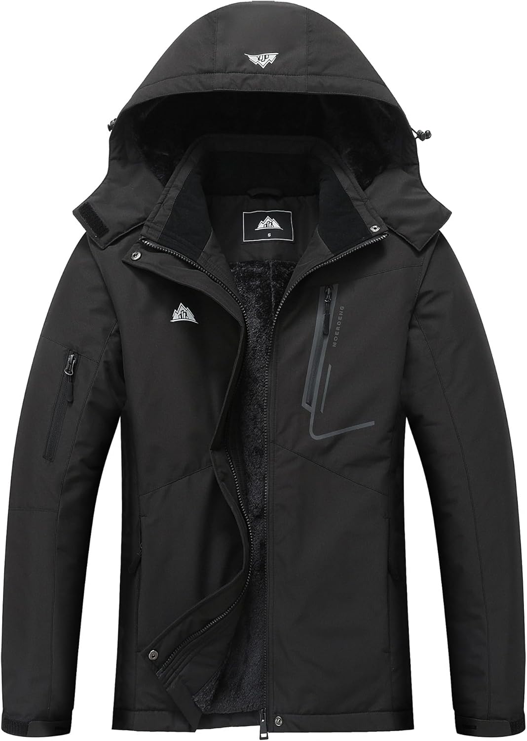 MOERDENG Women's Waterproof Ski Jacket for Winter Adventures