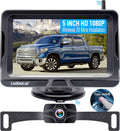 Wireless Backup Camera Ease Install - HD 1080P 5in Monitor - Stable