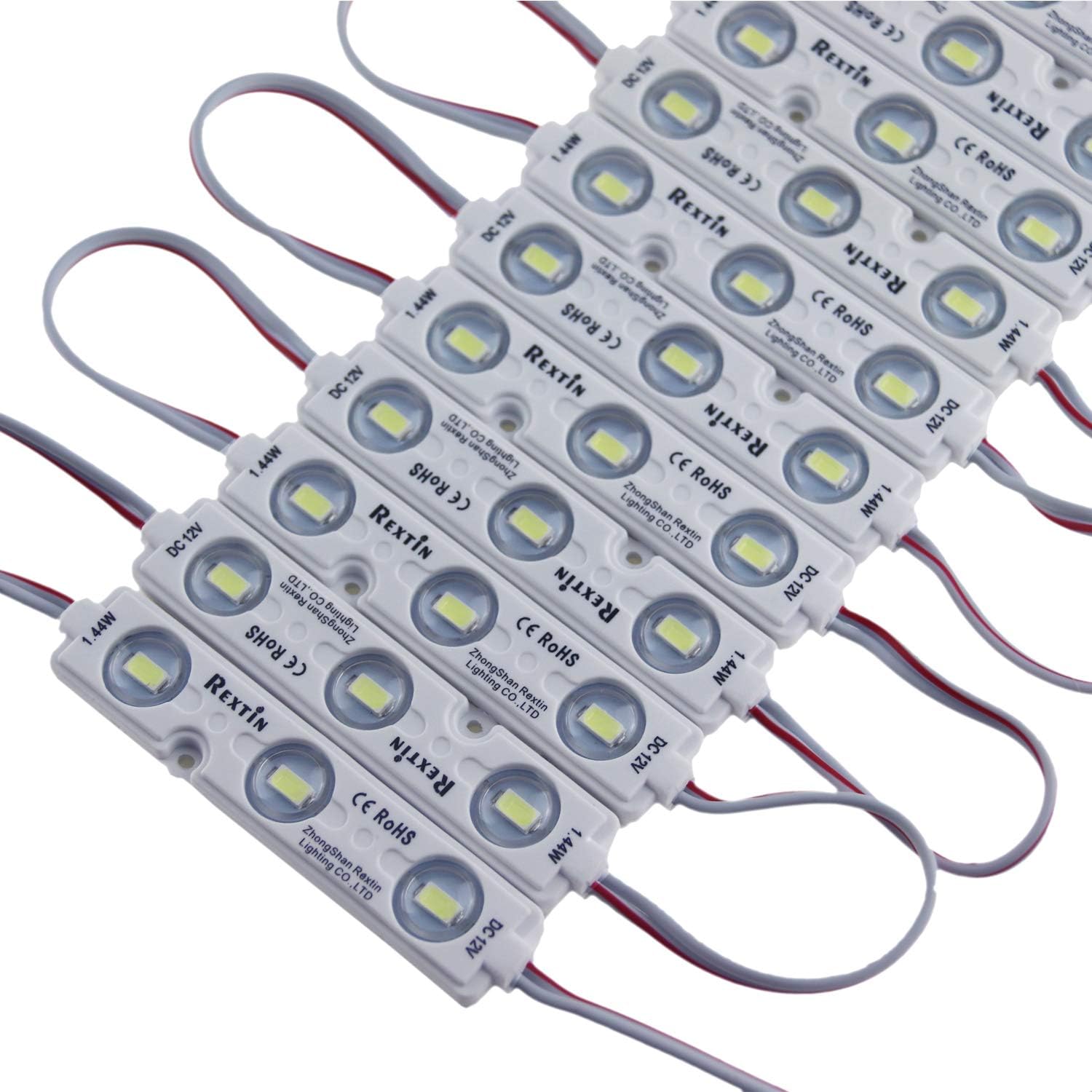 Rextin Super Bright 200pcs 3 LED Module Waterproof Decorative Light