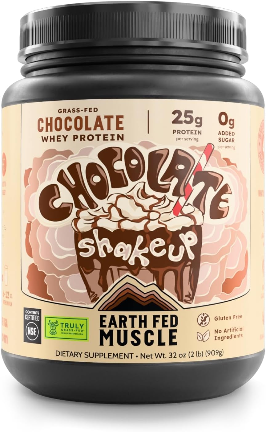 Earth Fed Muscle Chocolate Shakeup Whey Protein Isolate Review