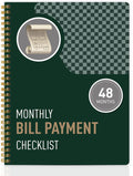 Monthly Bill Payment Checklist Bill Tracker Notebook - Long Term