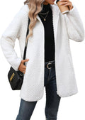 Womens Fleece Jacket Hooded Winter Warm Full Zip Long Sleeve