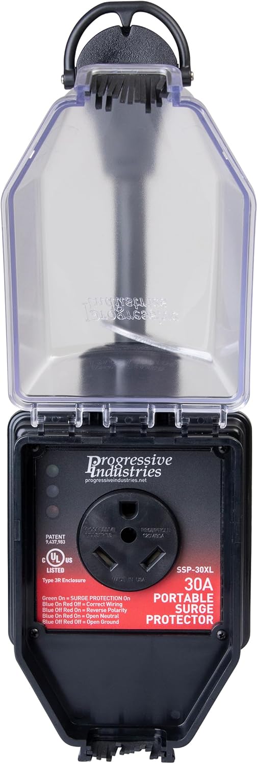 Progressive Industries SSP-30XL Portable RV Smart Surge Protector