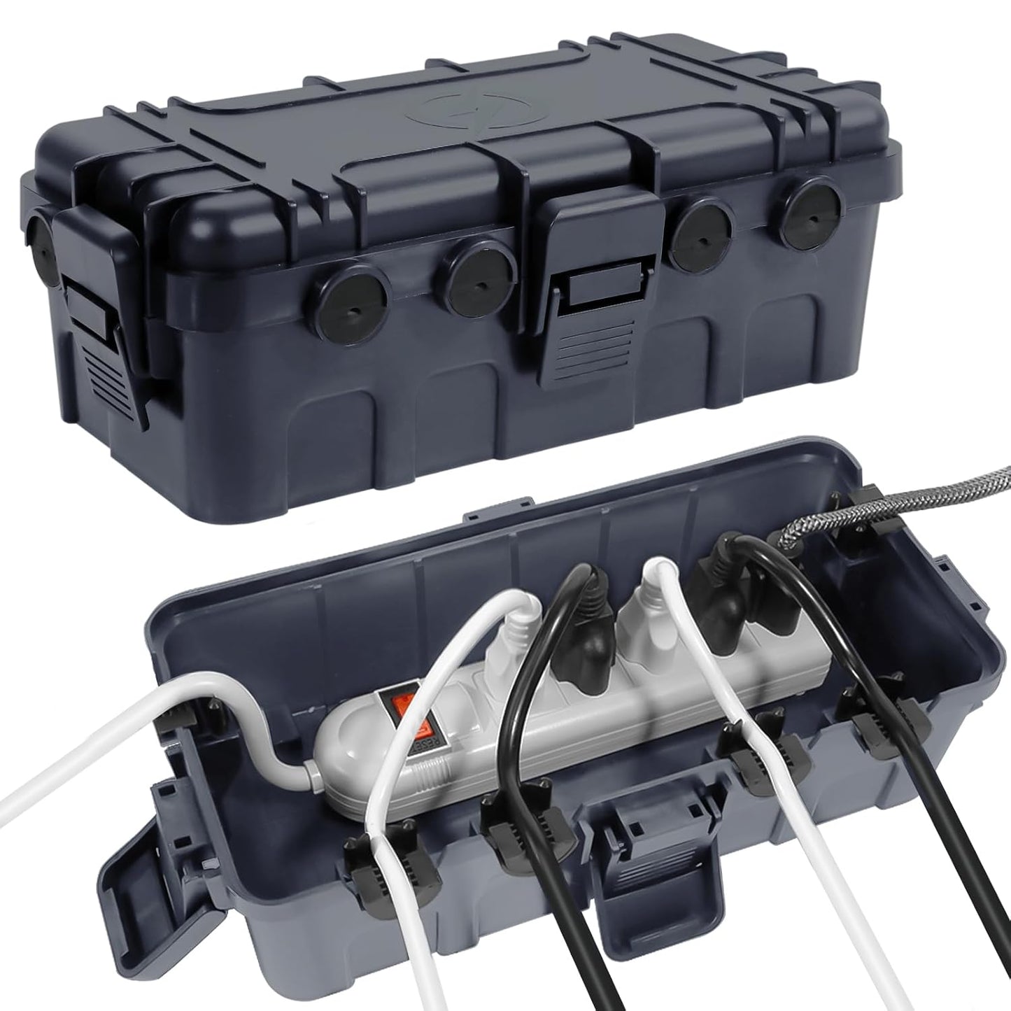 Outdoor Electrical Box Waterproof for Power Strip & Holiday Lights