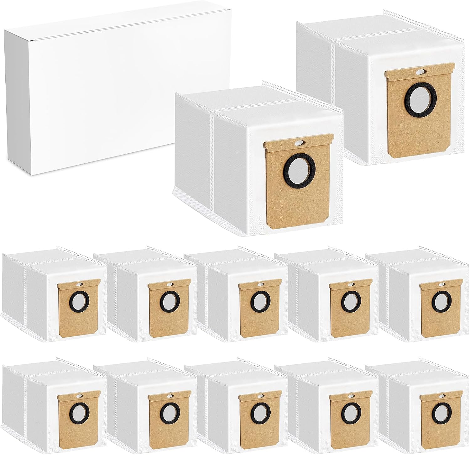 12 Pack Large Dust Bags for Eufy L50/L60 SES Vacuum - Easy Replacement