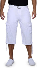 Long Cargo Shorts for Men Below Knee Length - Cotton Belts