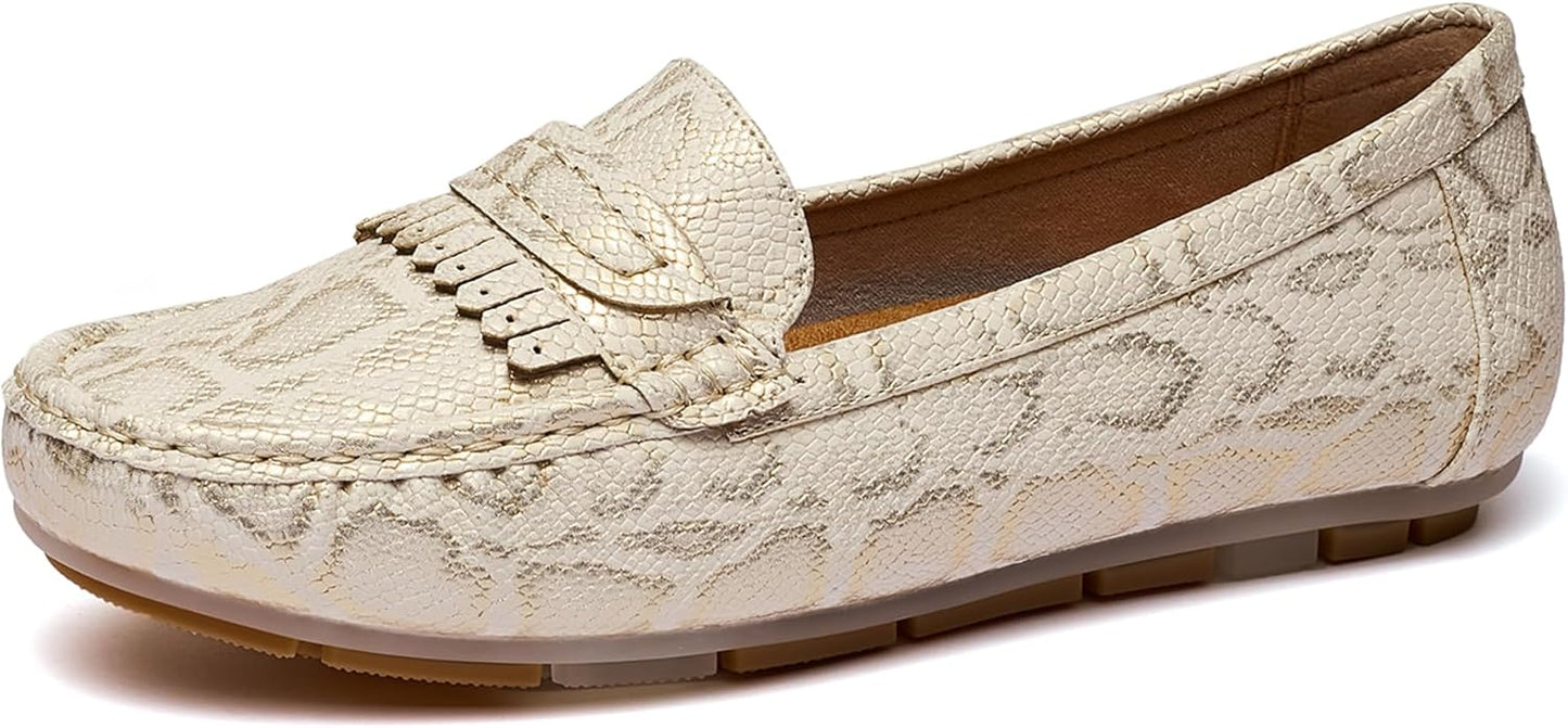 Women's Business Loafers Lightweight Slip On Casual Flats Shoes