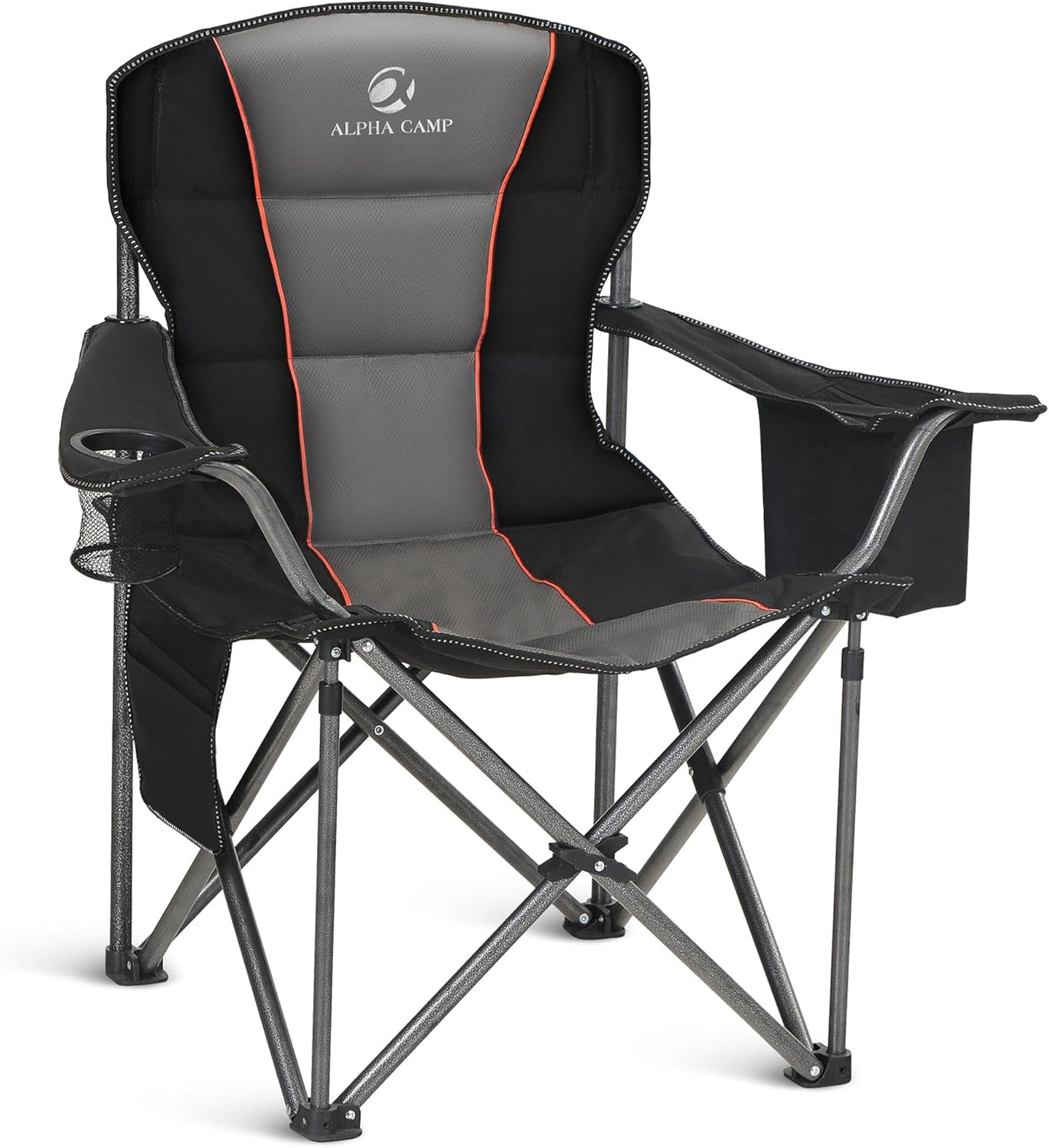 Oversized Camping Chair with Cooler Bag for Ultimate Comfort