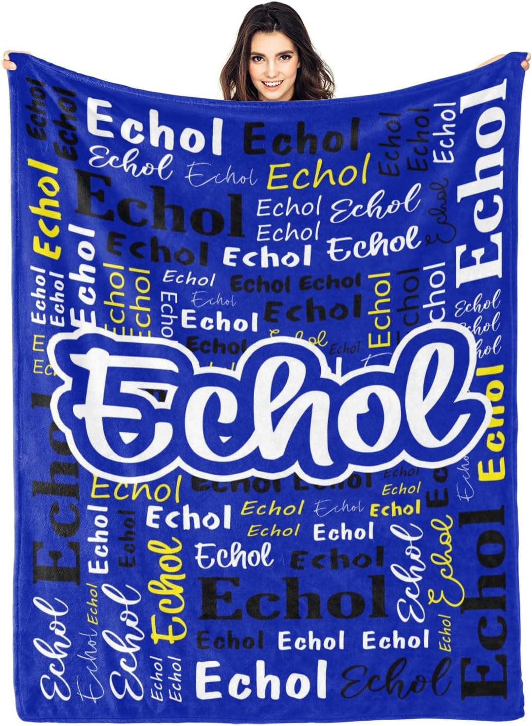 Personalized Custom Blanket for Kids and Adults - Flannel Throw