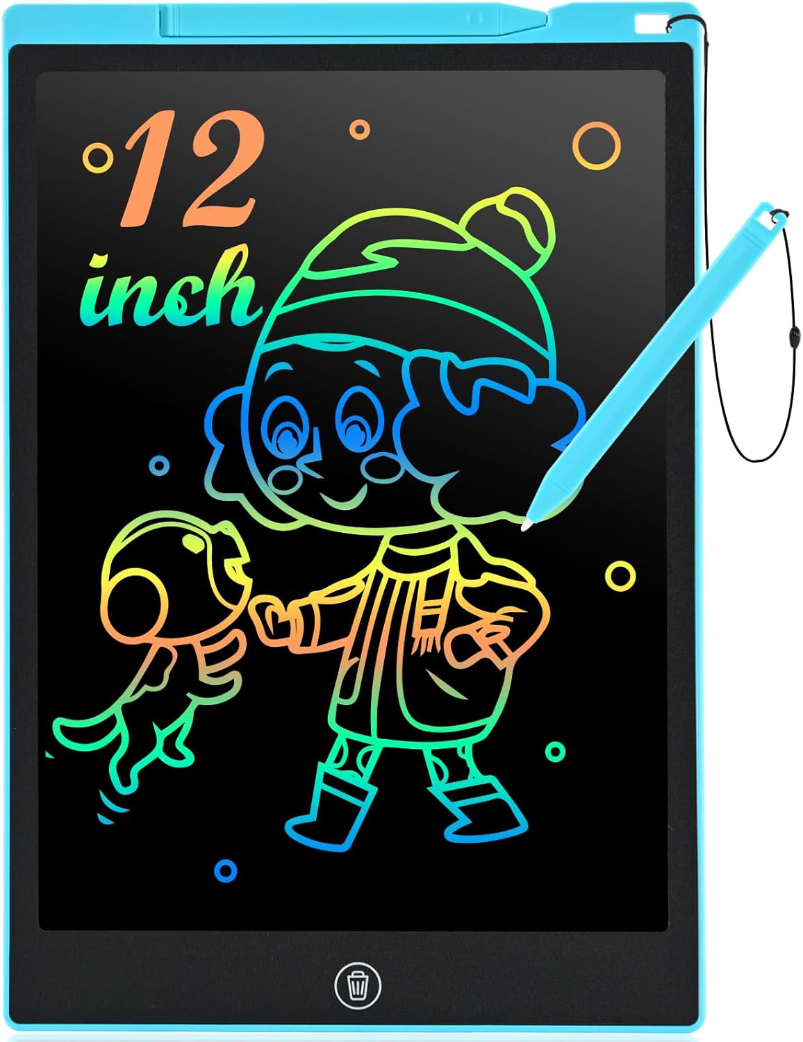12 Inch LCD Drawing Tablet for Ages 5-7, Sensory Toy, Blue