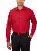 Van Heusen Men's Dress Shirt Regular Fit Poplin Solid - Wrinkle Shoes