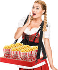 Wooden Snack Trays with Strap for Movie Night and Parties