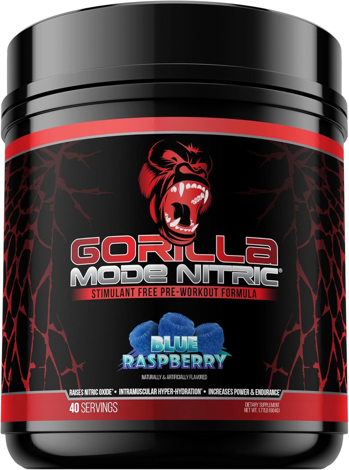 Gorilla Mode Nitric Pre-Workout for Massive Pumps and Power