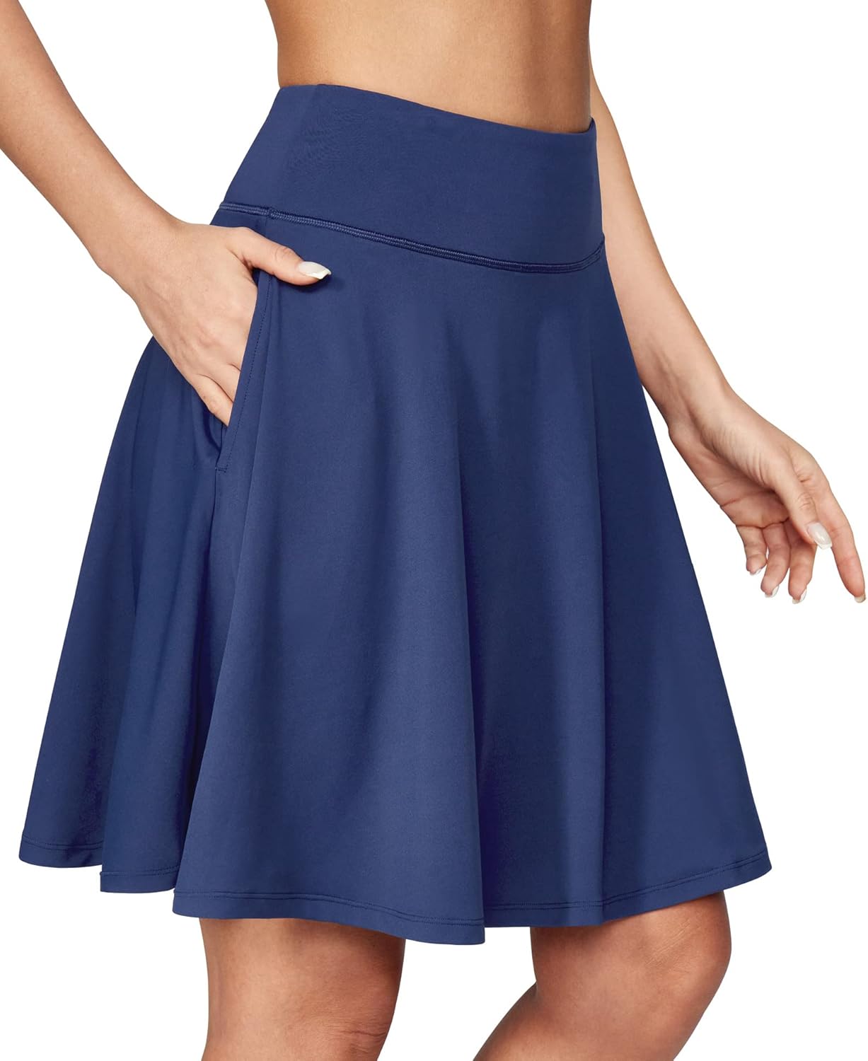 IUGA 20in Knee Length Skorts for Women with Pockets and Style