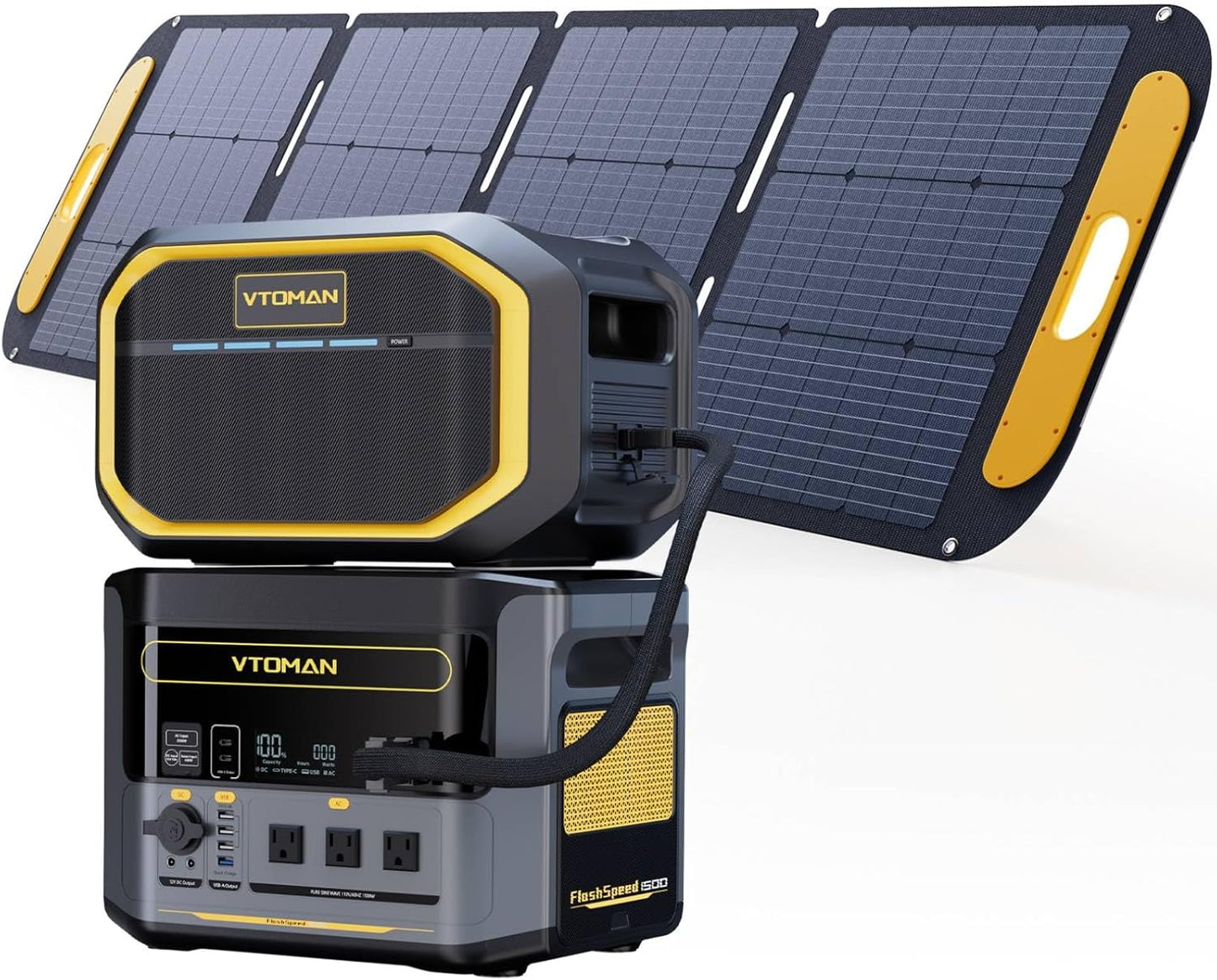 VTOMAN 3096Wh Portable Power Station Bundle for Off-Grid Use