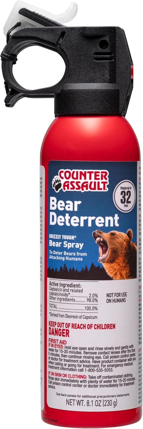 Counter Assault Bear Spray for Hiking & Camping Protection