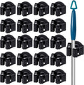 Magnetic Mop Broom Holder Movable Rack 30 Pc Pack - No Drilling Needed