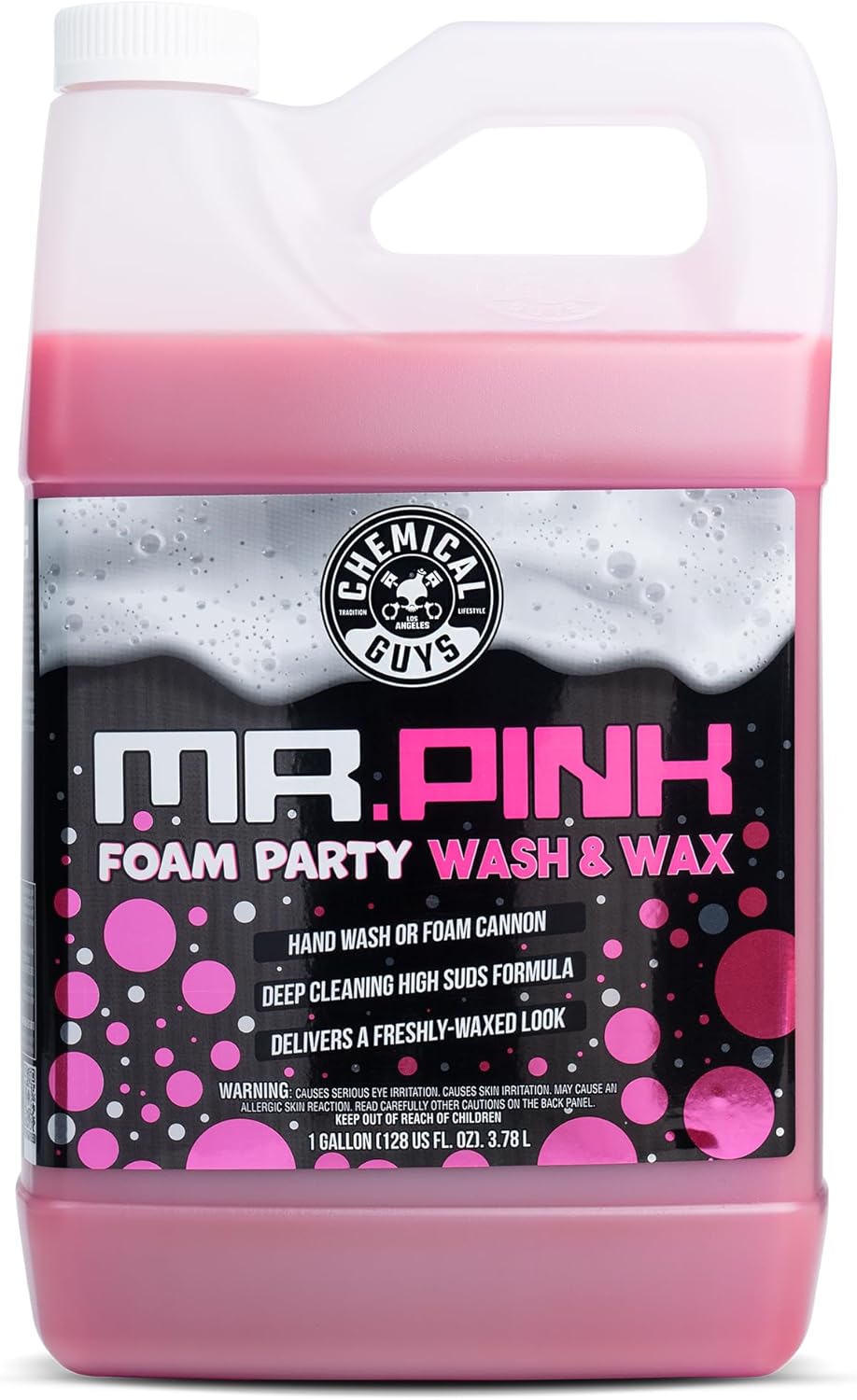 Chemical Guys Mr. Pink Foam Party Wash & Wax for Cars and SUVs