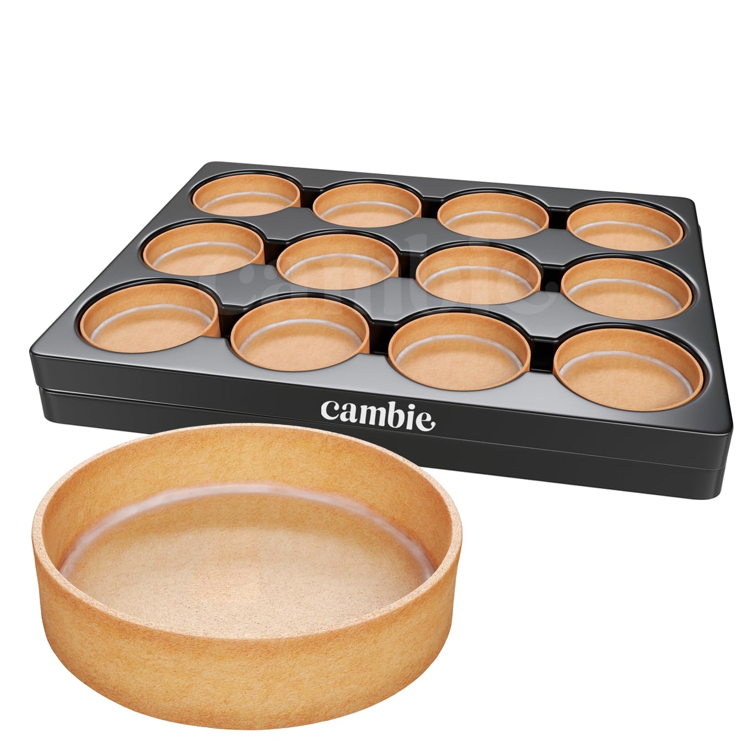 Cambie Square Vanilla Tart Shells for Professional Desserts