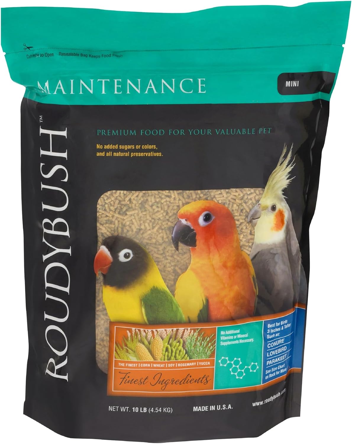 Roudybush Daily Maintenance Food for Birds - Nutritious Pellets
