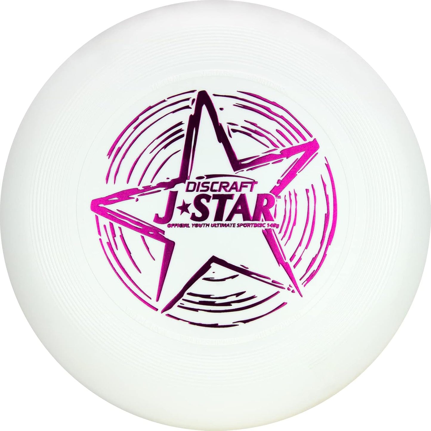 Discraft 145g White J-Star Ultimate Frisbee