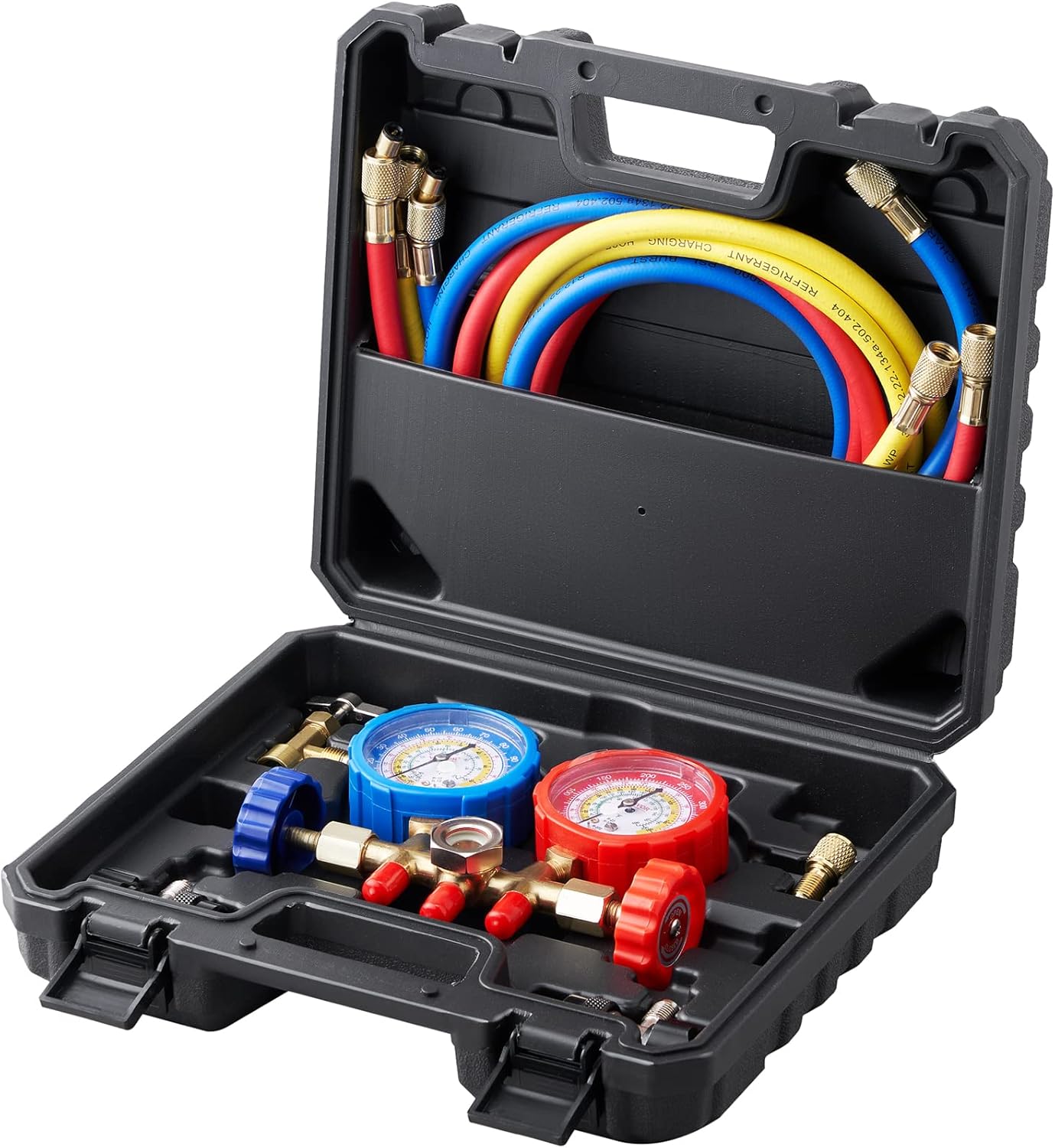 VEVOR AC Gauge Set for R134A R22 R12 R502 Refrigerants
