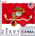 US Marine Corps USMC Flag 5x8 Outdoor Made in USA - Heavy Duty Double