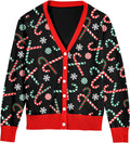 Women's Festive Ugly Christmas Cardigan Sweater for Holiday Cheer