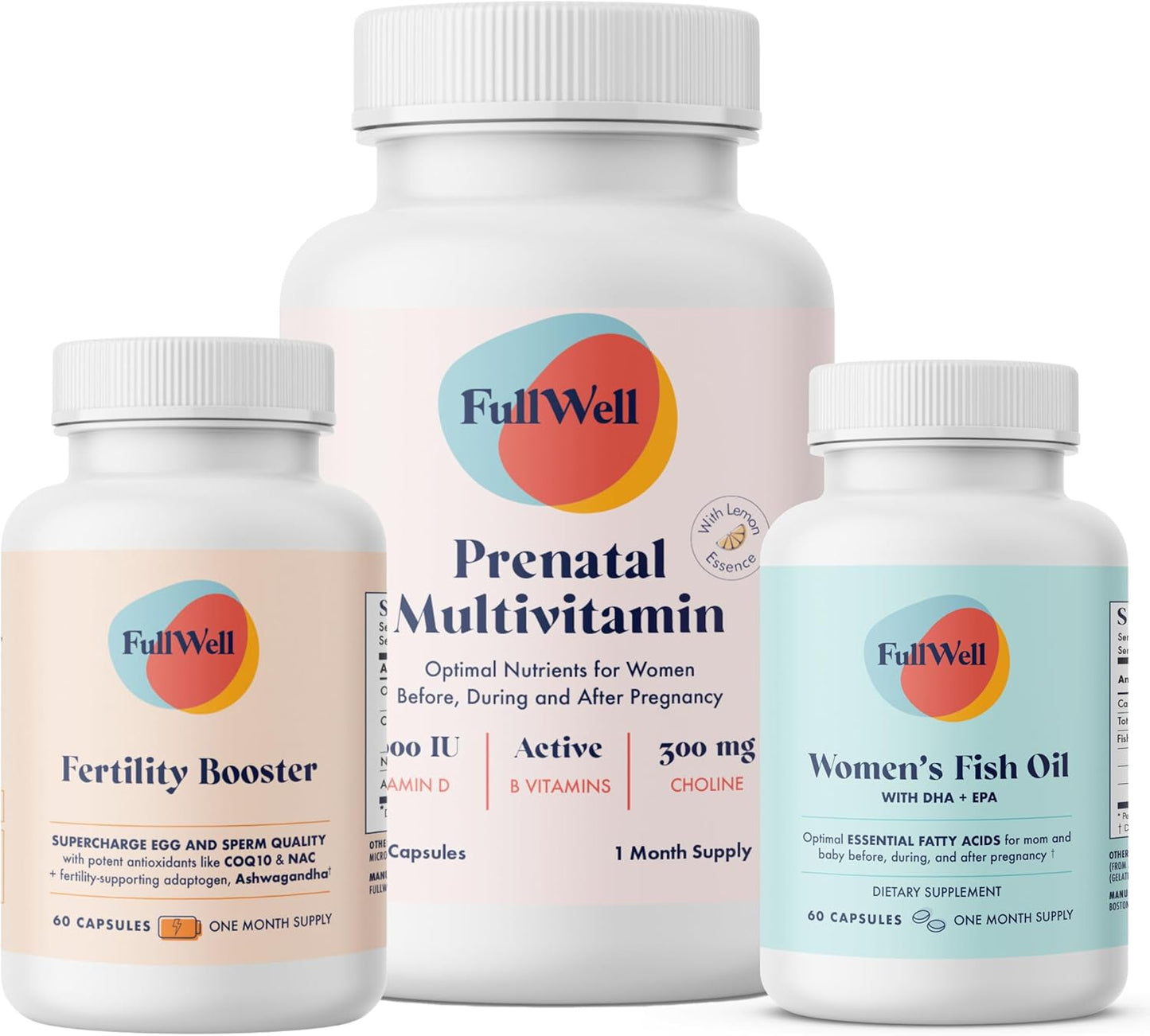 Fertility Trio Prenatal Vitamin with DHA & Fertility Booster