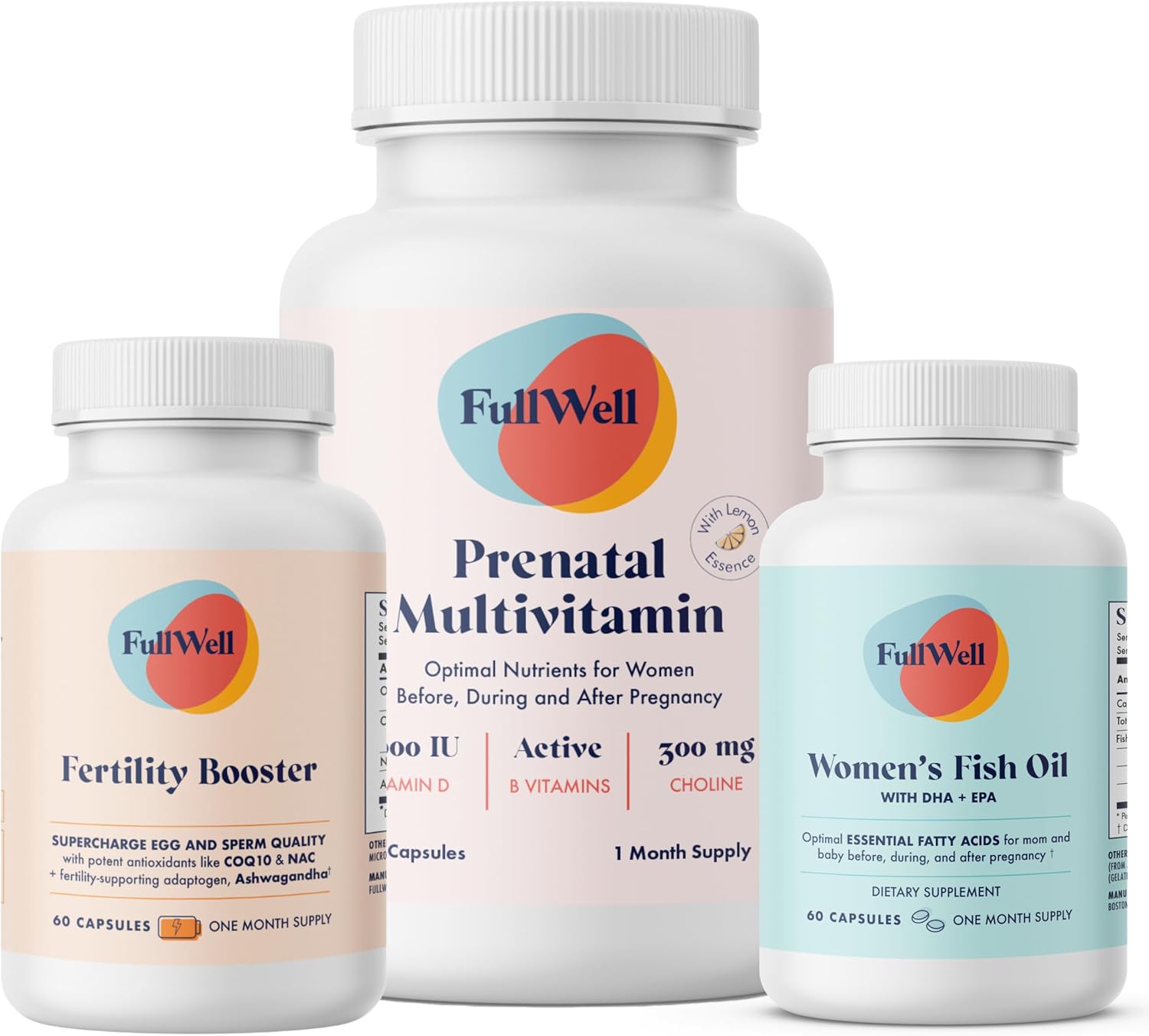 Fertility Trio Prenatal Vitamin with DHA & Fertility Booster