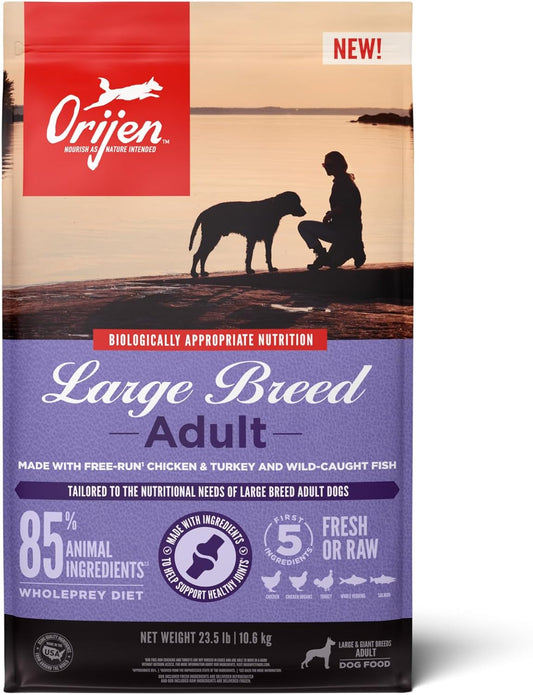 ORIJEN Grain Free High Protein Dry Dog Food for Large Breeds