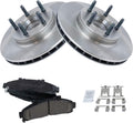 Front Brake Pad and Rotor Set for 1995-1997 Ford Ranger Trucks