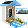 Solar Bird Feeder with Live Cam - Capture Birds in 2.5K!