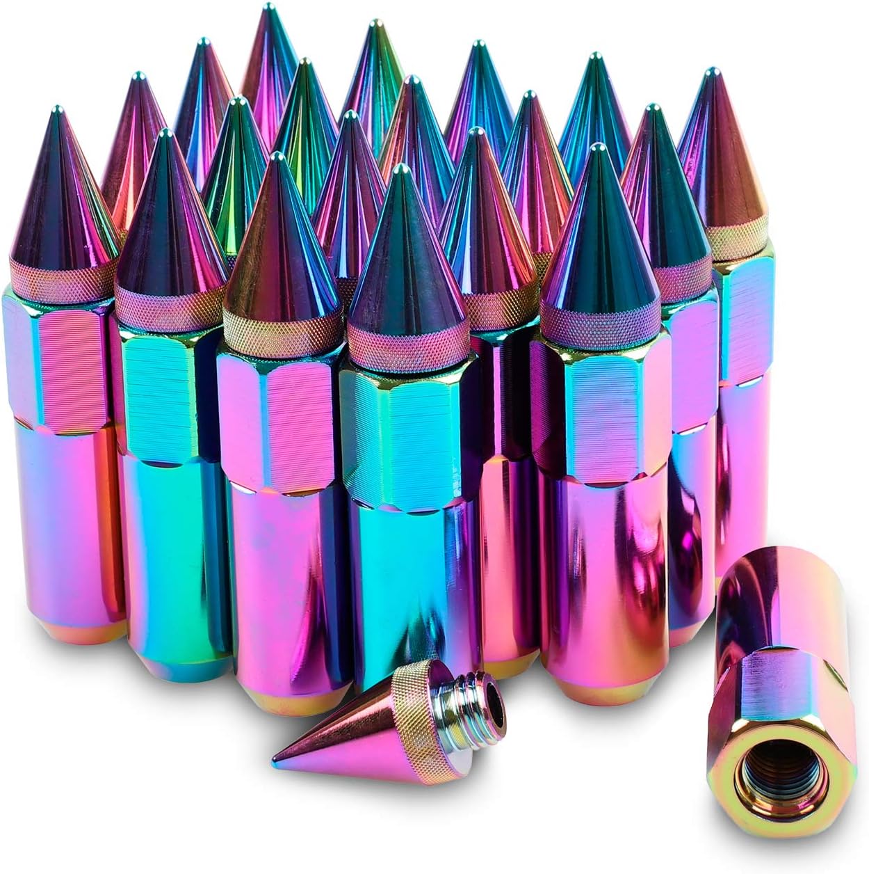 M12X1.5 Spikes Nuts for Rims Aluminum Extended Tuner Lug Nuts