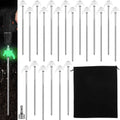Heavy Duty 12 Inch Screw in Tent Stakes for Camping Travel