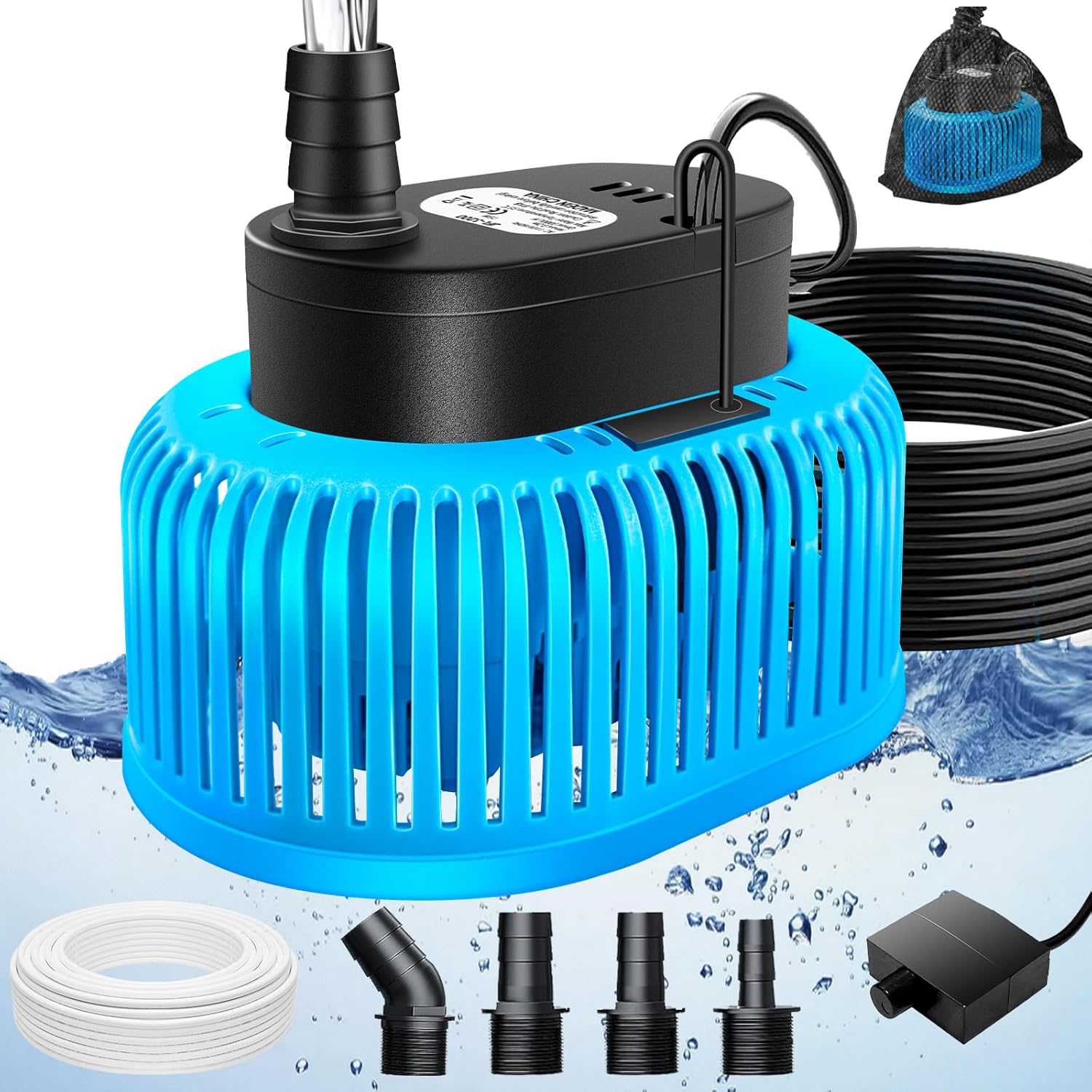 Pool Cover Pump for Above Ground with Automatic Water Sensor