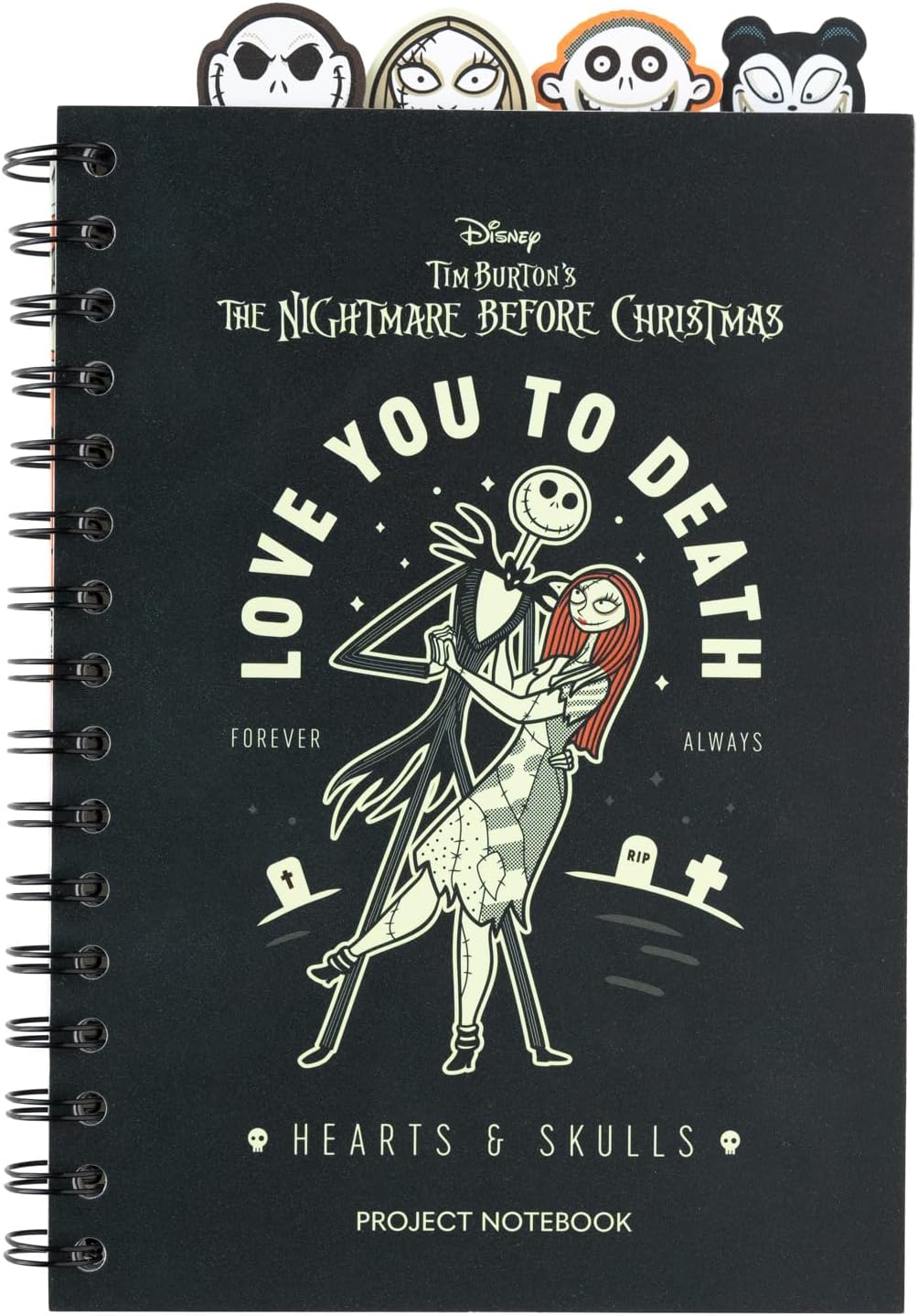 Disney Nightmare Before Christmas A5 Project Notebook