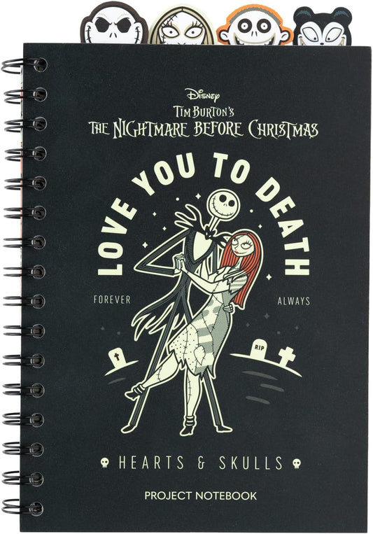 Disney Nightmare Before Christmas A5 Project Notebook