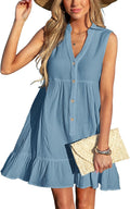 CUPSHE Women Swimsuit Coverup Ruffle Hem Cotton Beach Dress Women's