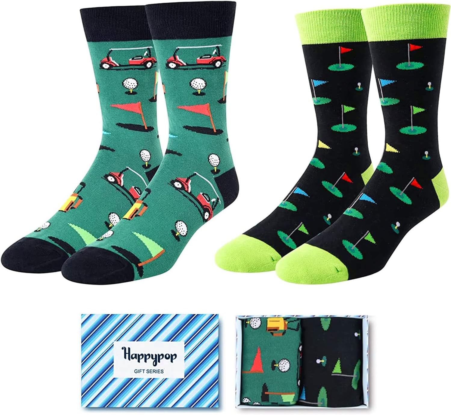 HAPPYPOP American Flag Novelty Socks