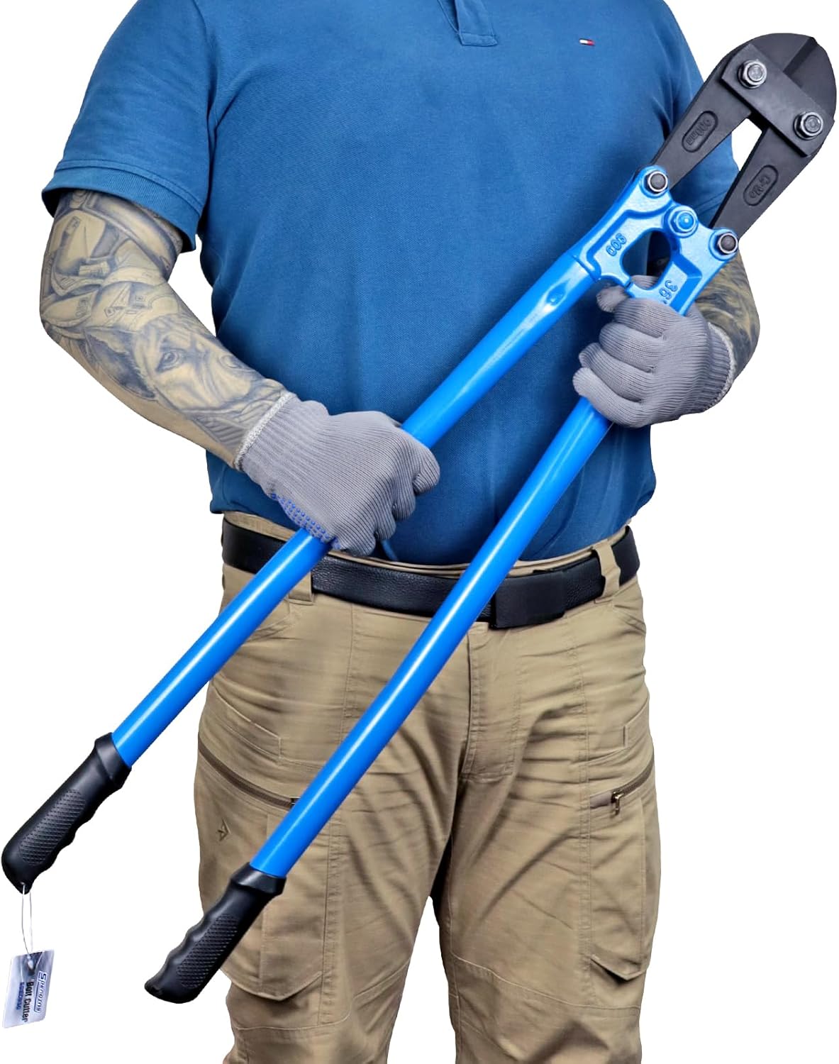 36 IN Bolt Cutter with Heavy Duty Cr-Mo Alloy Steel Blades