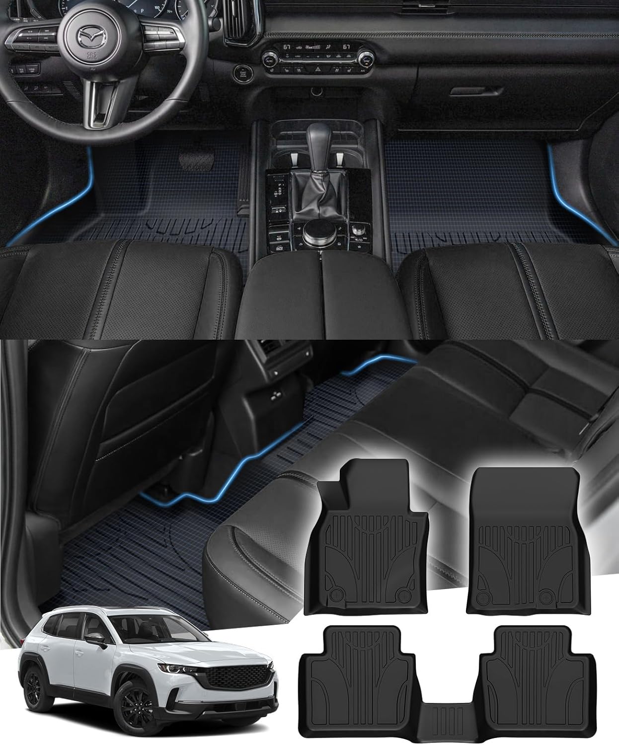 Custom Fit Floor Mats for 2023 2024 2025 Mazda CX-50 Models