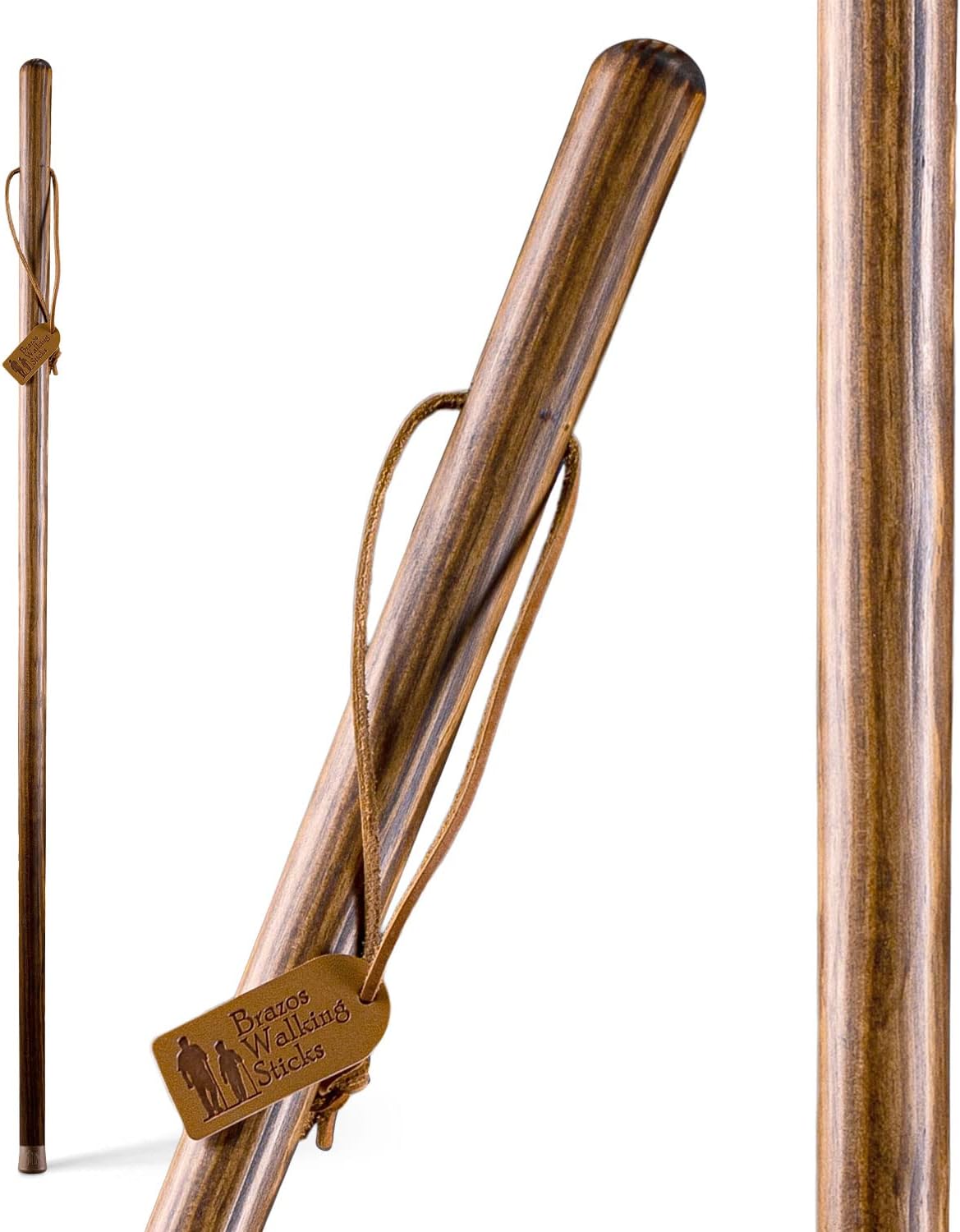 Brazos Pine Walking Stick, Handcrafted USA-Made