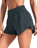 CRZ YOGA Women's Running Shorts with High Waist for Active Days